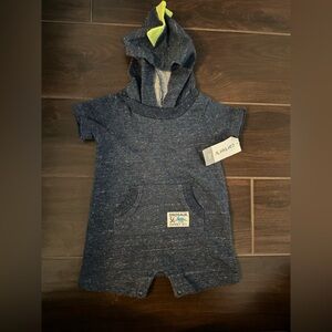 Carter’s dinosaur hooded romper